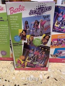 Barbie Jam N Glam Doll & Playset Lot