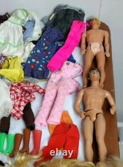 Barbie Ken Doll 1958-1960's Japan With Clothes Shoes Boots Accessories Lot