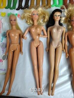 Barbie Ken Doll 1958-1960's Japan With Clothes Shoes Boots Accessories Lot