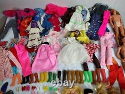 Barbie Ken Doll 1958-1960's Japan With Clothes Shoes Boots Accessories Lot