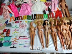 Barbie Ken Doll 1958-1960's Japan With Clothes Shoes Boots Accessories Lot