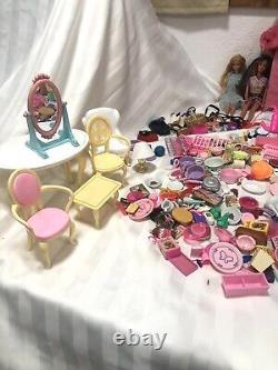 Barbie Ken Doll Lot Clothing Furniture Food etc 60's-90s 700+ pcs 21 pounds