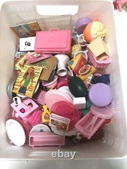 Barbie Ken Doll Lot Clothing Furniture Food etc 60's-90s 700+ pcs 21 pounds