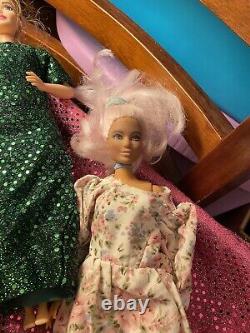 Barbie & Ken Doll Lot Hybrid Signature Looks Fashionista Curvy Body Mattel