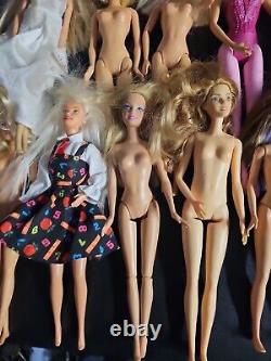 Barbie Ken Mattel Girls Fashion Dolls Vintage Modern Mixed Lot Of 27