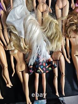 Barbie Ken Mattel Girls Fashion Dolls Vintage Modern Mixed Lot Of 27