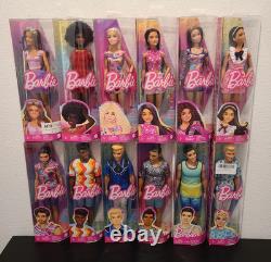 Barbie & Ken dolls lot 12 total