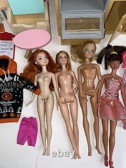 Barbie Kent Doll Plus Various Clothing And Furniture Lot