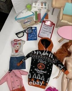 Barbie Kent Doll Plus Various Clothing And Furniture Lot