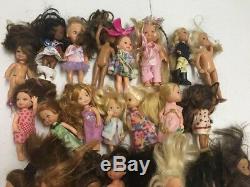 Barbie Large Lot of Kelly Dolls & Friends 120 Dolls Tommy Wizard of Oz