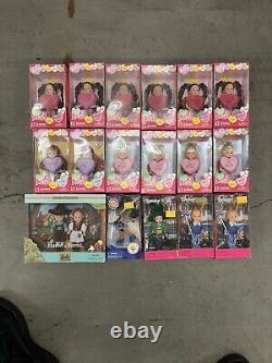 Barbie Lil Friends of Kelly Lot of 17 And Extra Vintage Dolls New in Box