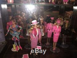 Barbie Lot 7 Dolls And 1 Ken / Mix