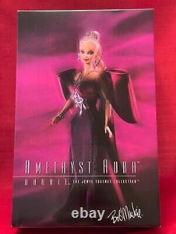 Barbie Lot Of 5 Jewel Essence Collection Bob Mackie 1996 With Design Portfolio