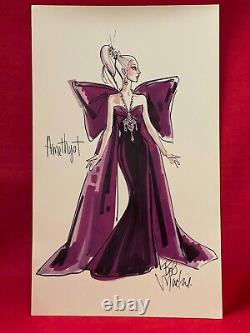 Barbie Lot Of 5 Jewel Essence Collection Bob Mackie 1996 With Design Portfolio