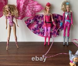 Barbie Lot of 3 Fairytopia Mermaidia Fairy to Mermaid space wings Doll Elina u