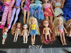 Barbie Lot of 43 Dolls Mixed Lot Barbie, Ken, Disney, Bratz- Vintage-Modern-Hasbro