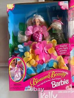 Barbie Lot of 8 Cool Blue Stacie Whitney Kelly Potty Training B-day Set NR