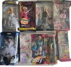 Barbie Lot of 9 Fashionistas Shopping Spree LifeSavers Swan Queen Society Girl