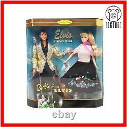 Barbie Loves Elvis Collector Edition Set Barbie Ken Gift Set Mattel 17450 NRFB