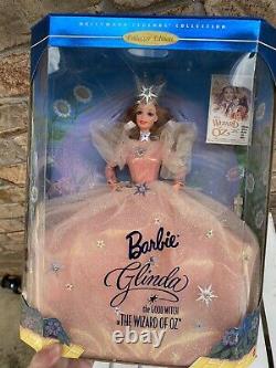 Barbie Mattel Wizard of Oz Lot Of 5 Glinda Tin Man Scarecrow Dorothy NEW