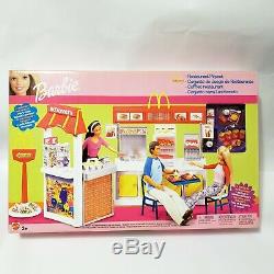 Barbie McDonald's Restaurant Playset 2003 Rare Set 47672 NRFB MINT