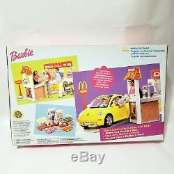 Barbie McDonald's Restaurant Playset 2003 Rare Set 47672 NRFB MINT