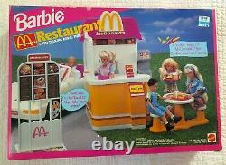 Barbie Mcdonald's Restaurant With Talking Drive Thru Mattel 1994 Sealed Nrfb