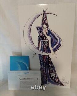 Barbie Moon Goddess Bob Mackie 1996, Hw Corvette & Vinyl Sticker Mib