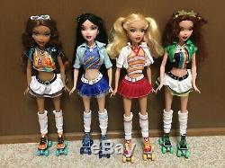 Barbie My Scene Roller Girl Kennedy Chelsea Madison Nolee Jointed Doll Lot Rare