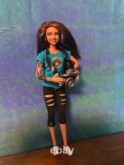 Barbie OOAK Reroot Repaint made-to-move doll + Cali Girl Horse, Clothes ++ LOT