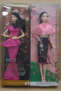 Barbie PTMI Birthday Doll 2015 Love Letter from Japan & 2016 Go Sparkle