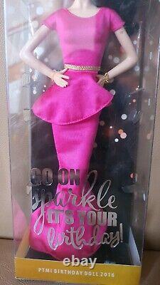 Barbie PTMI Birthday Doll 2023 Vogue Black 2017 Silver Jubilee & 2016 Go Sparkle