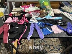Barbie PUMA Lot! Both Dolls With Complete Outfits And Clothes
