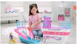 Barbie Pink Passport 2-in-1 Cruise Ship Girl Gift Toy