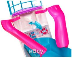Barbie Pink Passport 2-in-1 Cruise Ship Girl Gift Toy