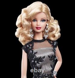 Barbie Platinum Label Mint Fan Club B&w Classic Evening Gown Cgt31 Nrf Shipper