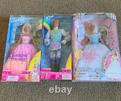 Barbie Princes and Princesses Lot 7 Dolls All NRFB