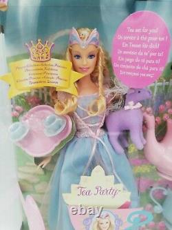 Barbie Princess Collection Swan Lake'Tea Party' #H4809 Doll, HTF New 2004