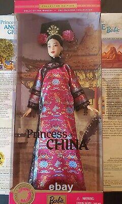 Barbie Princess Of The World Lot of 3 Dolls, China 53368 Nile 53369 Greece B3461