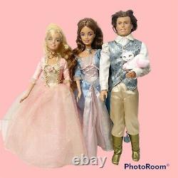Barbie Princess and the Pauper Erika Annaliese Dominick Julian Ken Doll Set 2004