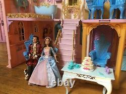 Barbie Princess and the Pauper LOT- 4 dolls, Royal Castle and Carriage