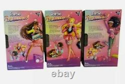 Barbie Rewind 2021 Mattel 80s Edition Retro Pop Culture Set of 3 80's NEW