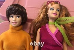 Barbie Scooby Doo Doll Collection Shaggy Fred Velma Daphne Lot Mattel