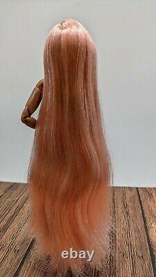 Barbie Signature Looks Doll Model #2 Elle Custom Reroot Rose Gold Pink Hair ooak