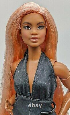 Barbie Signature Looks Doll Model #2 Elle Custom Reroot Rose Gold Pink Hair ooak