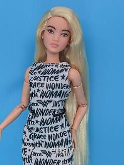 Barbie Signature Looks Doll Model #3 Kit Petite Custom Reroot Blonde Hair ooak