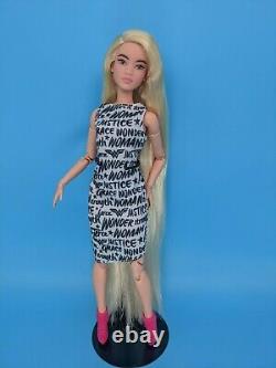 Barbie Signature Looks Doll Model #3 Kit Petite Custom Reroot Blonde Hair ooak