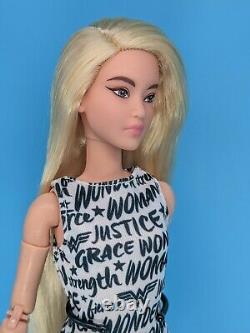 Barbie Signature Looks Doll Model #3 Kit Petite Custom Reroot Blonde Hair ooak