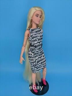 Barbie Signature Looks Doll Model #3 Kit Petite Custom Reroot Blonde Hair ooak