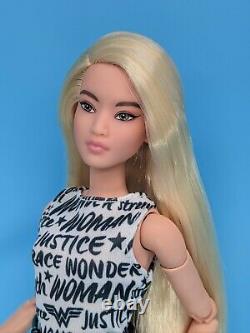 Barbie Signature Looks Doll Model #3 Kit Petite Custom Reroot Blonde Hair ooak